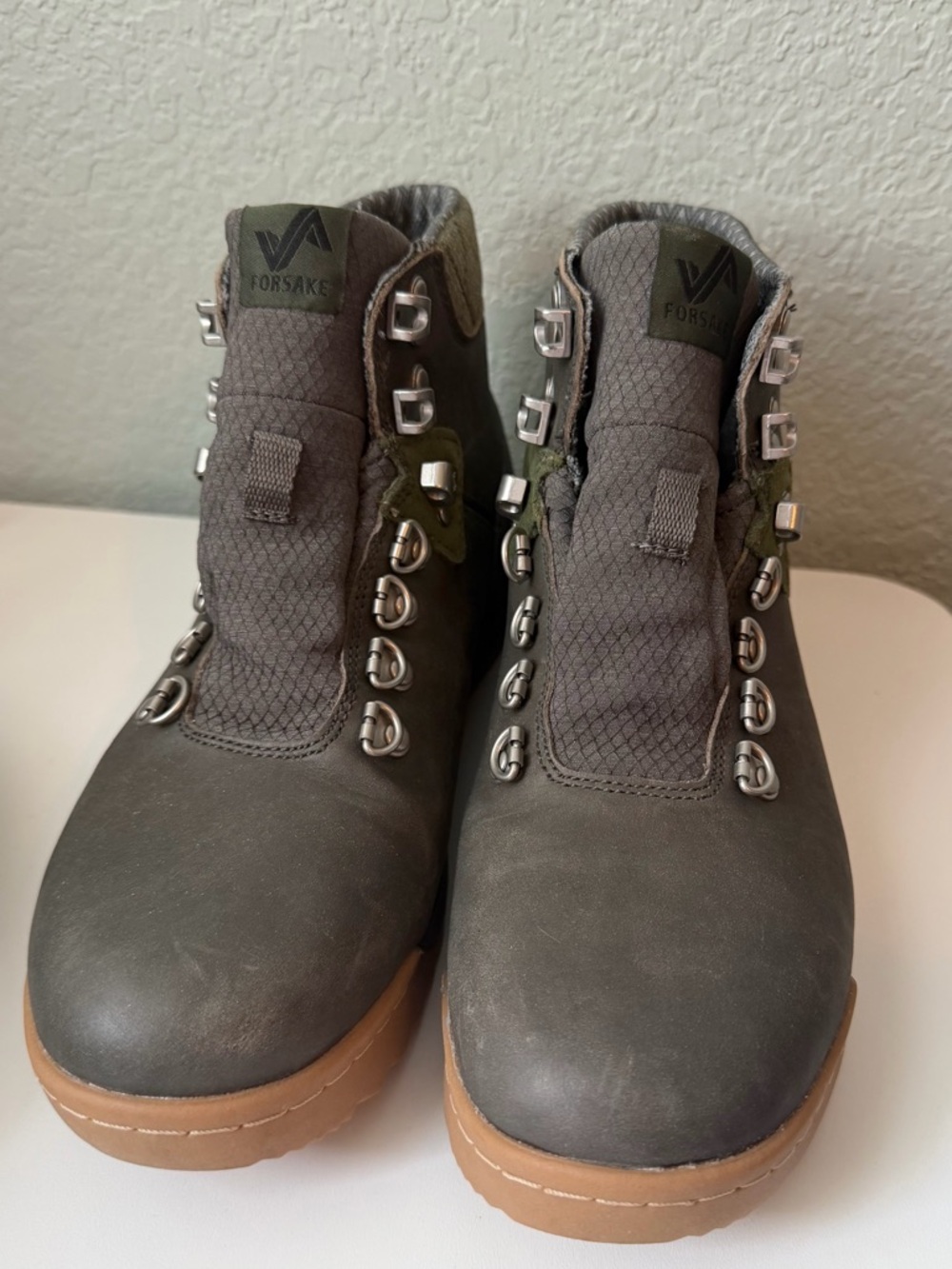 Women US-7.5 Forsake Patch Waterproof Cypress  Leather Boots (NO LACES)